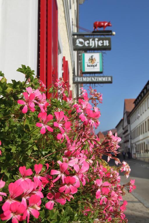 Hotel-Restaurant Roter Ochsen Lauchheim المظهر الخارجي الصورة