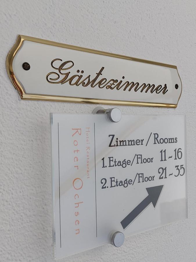Hotel-Restaurant Roter Ochsen Lauchheim المظهر الخارجي الصورة